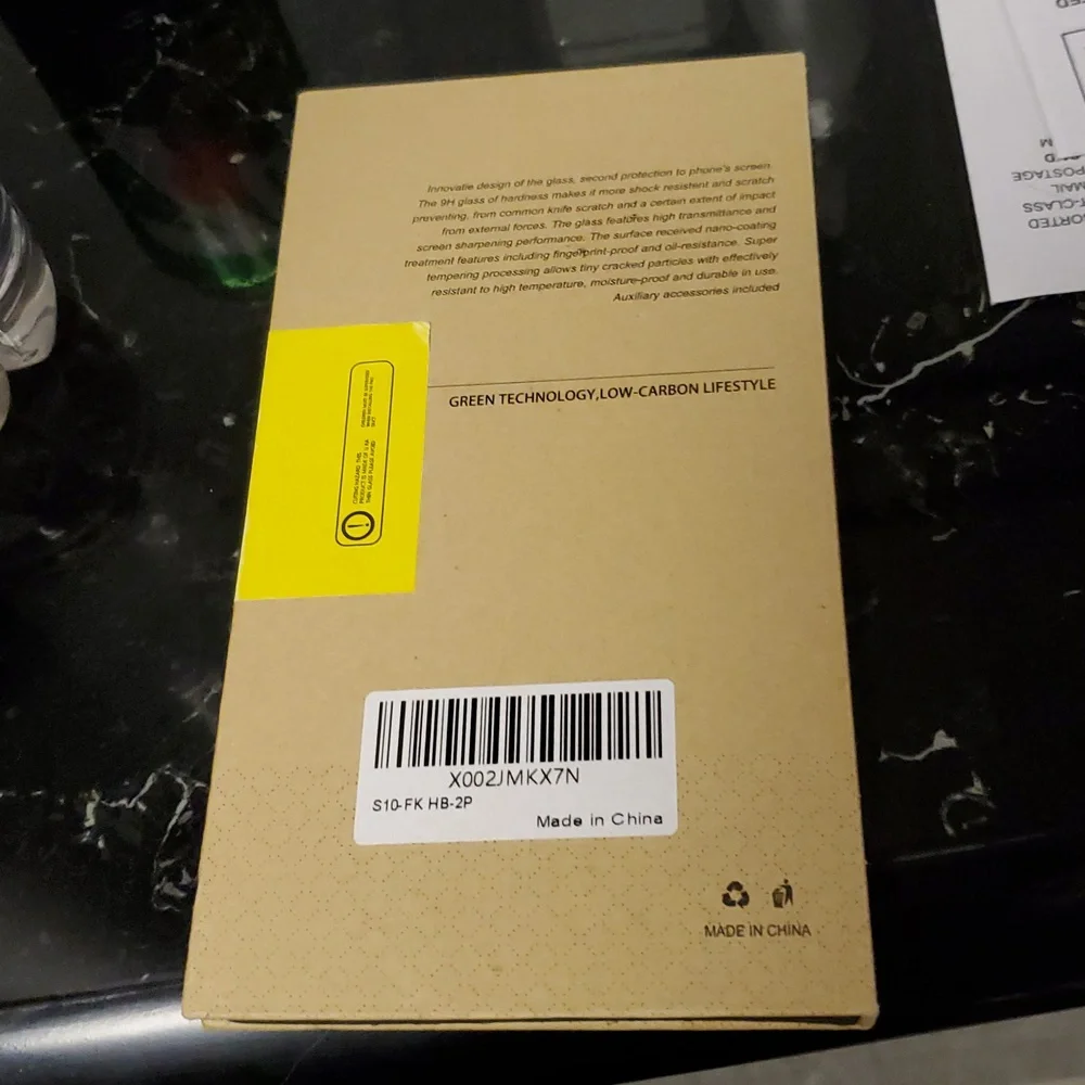 Samsung Galaxy s10 privacy screen protector. (1) replacement screen by Glass.
